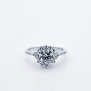 Micro Halo Ring LD6332 (Round 0.33 D VS1)