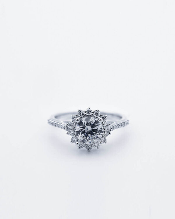 Micro Halo Ring LD6332 (Round 0.33 D VS1)